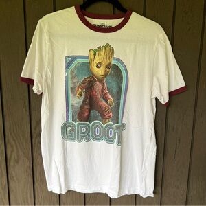 Marvel Guardians of the Galaxy Groot T-Shirt - White